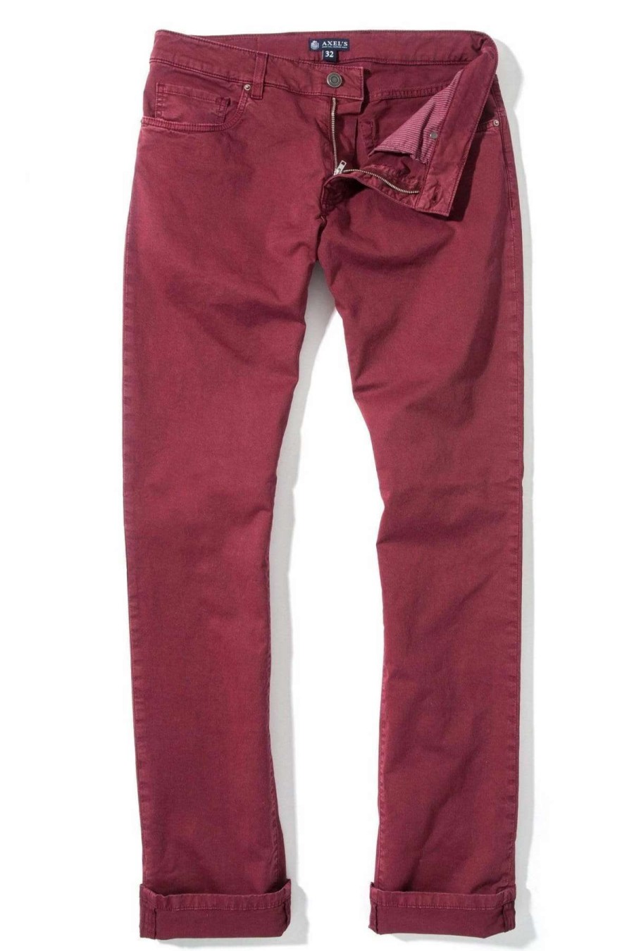 Pants & Denim * | Axels Premium Denim Flagstaff Performance Denim In Bordeaux