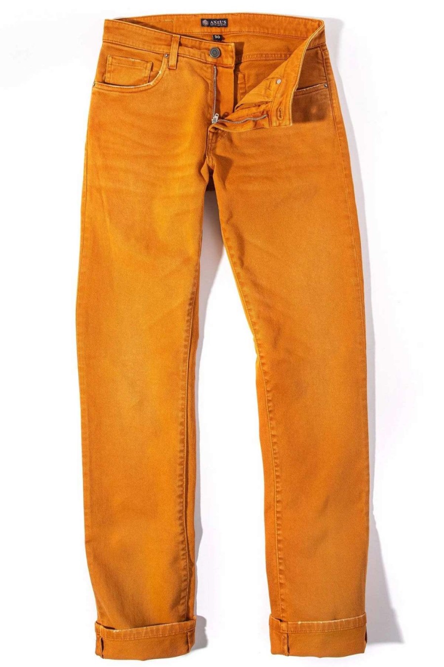 Pants & Denim * | Axels Premium Denim Silverton Colored Denim In Papaya