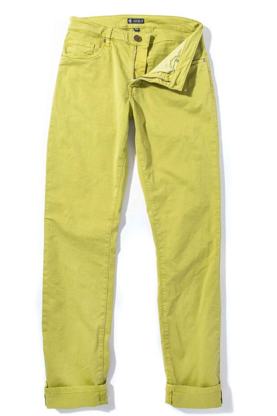 Pants & Denim * | Axels Premium Denim Flagstaff Performance Denim In Lime