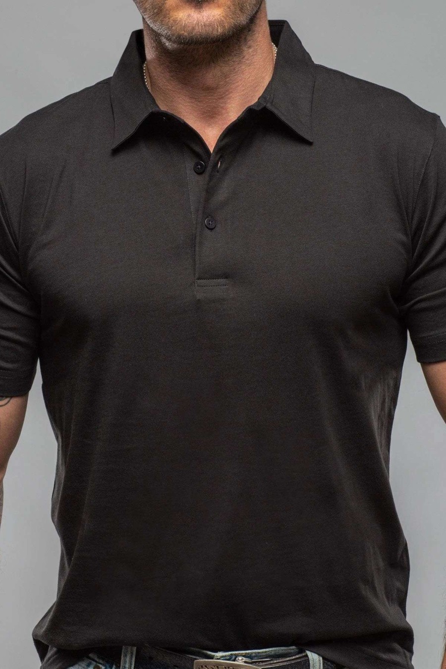 Polo Shirts * | Georg Roth Cruz Cotton Polo In Black