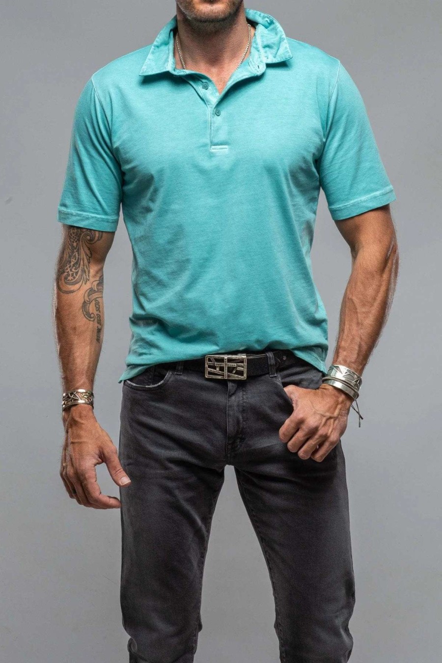 Polo Shirts * | Georg Roth Cruz Cotton Polo In Mint