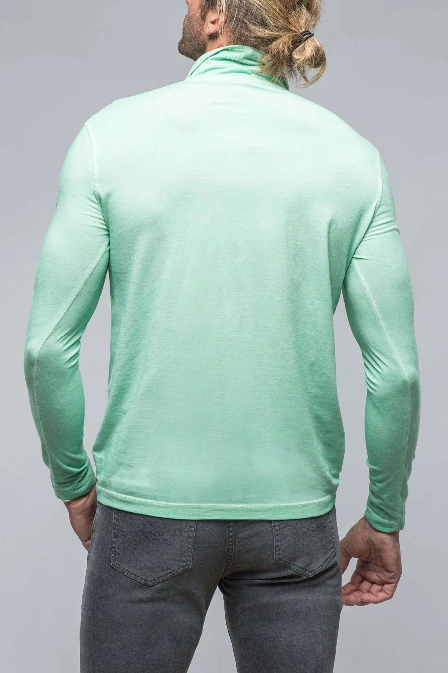 Polo Shirts * | Dune Cafe Paco Ls Polo Shirt In Light Mint