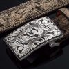 Accessories * | Comstock Heritage Ao Hawes Swirl Belt Buckle Silver