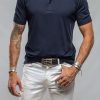 Polo Shirts * | Georg Roth Cruz Cotton Polo In True Navy