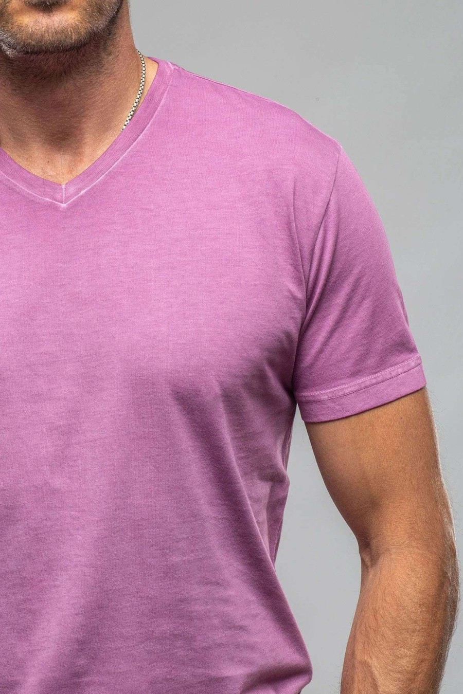 Cotton Tees * | Georg Roth Siena Cotton V Neck In Plum