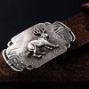 Accessories * | Comstock Heritage Ao Pendleton Jackelope Silver