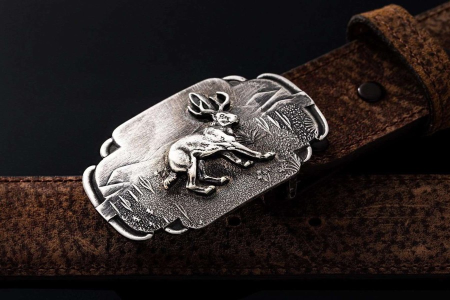 Accessories * | Comstock Heritage Ao Pendleton Jackelope Silver