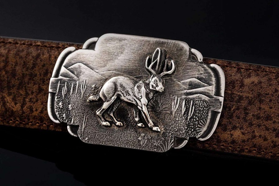 Accessories * | Comstock Heritage Ao Pendleton Jackelope Silver