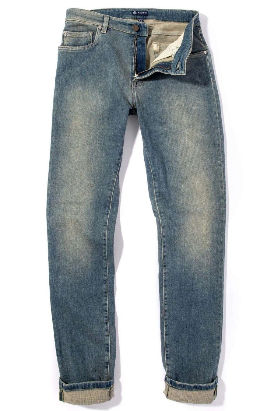 Pants & Denim * | Axels Premium Denim Sedona Denim In Mid Wash Blue