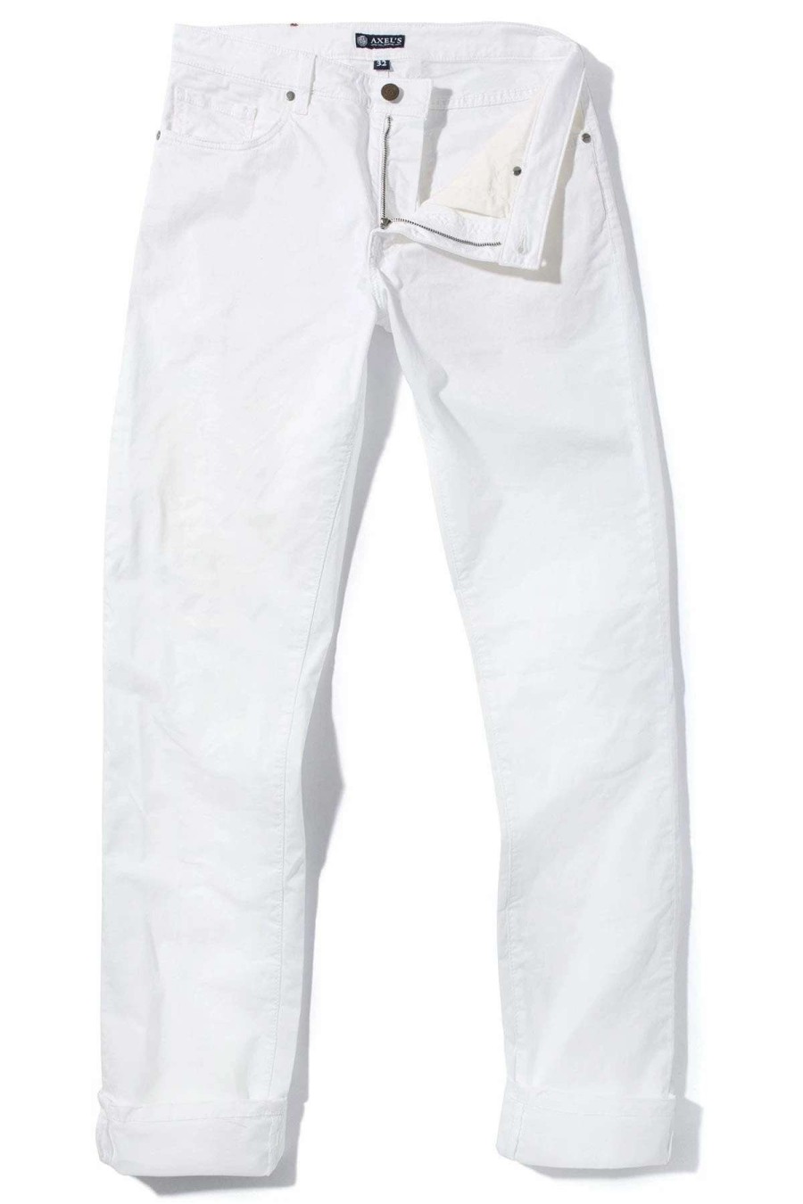 Pants & Denim * | Axels Premium Denim Flagstaff Performance Denim In Bianco