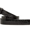 Accessories * | Chacon Black Alligator Classic Strap