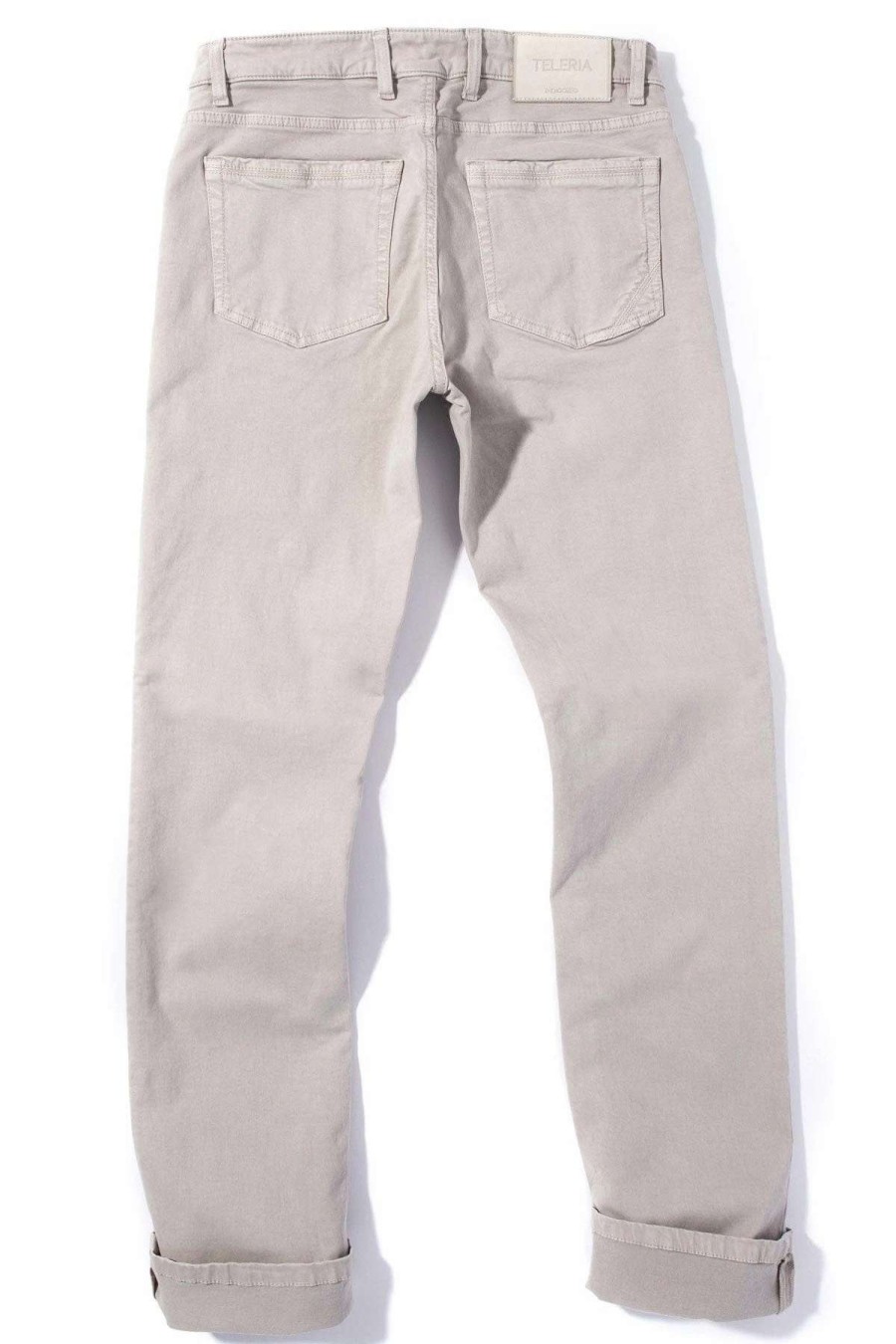 Pants & Denim * | Teleria Zed Ryland Rugged Soft Touch Cotton Jeans In Sasso