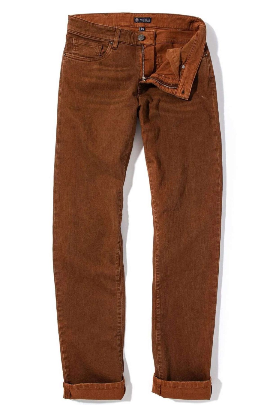 Pants & Denim * | Axels Premium Denim Silverton Colored Denim In Ruggine Vintage Ii