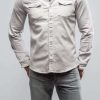 Snap Shirts * | Axels Premium Denim Ranger Denim Snap Shirt In Hickory Root