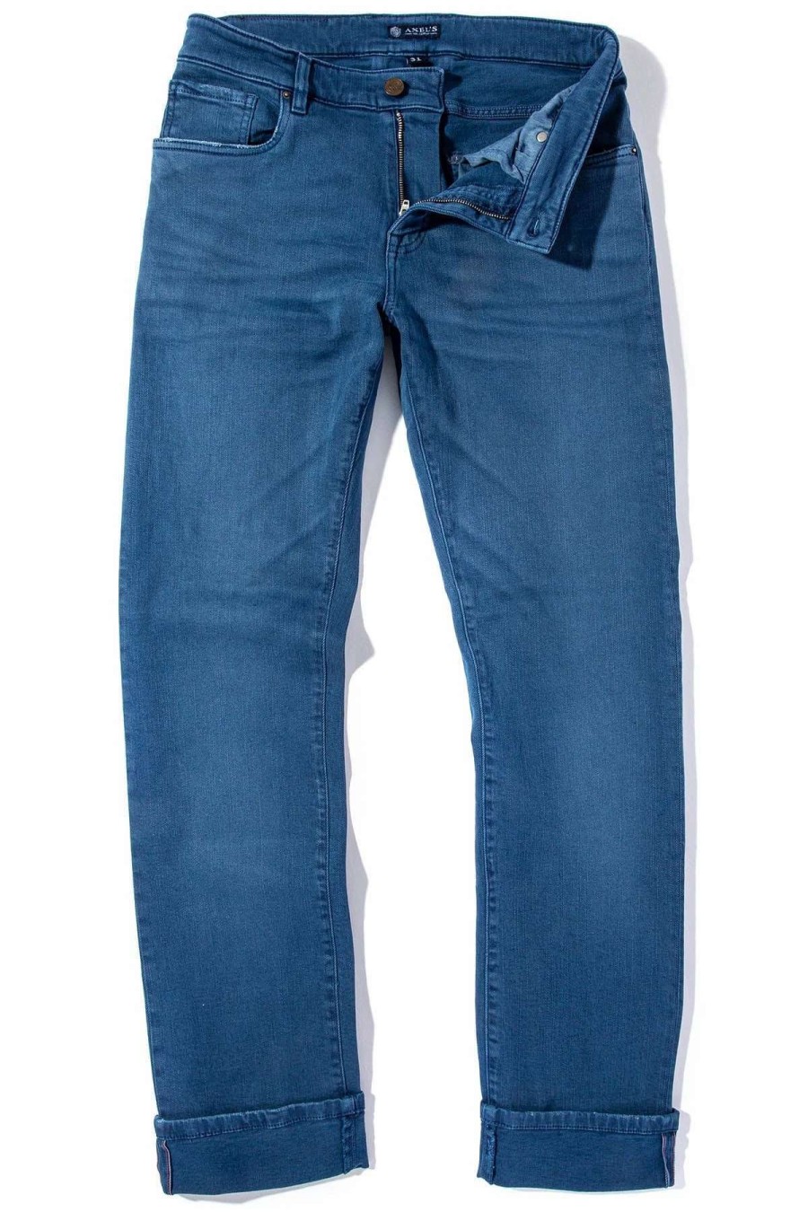 Pants & Denim * | Axels Premium Denim Tucson Selvedge Denim In Olympic Blue