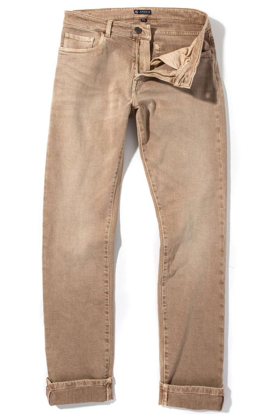 Pants & Denim * | Axels Premium Denim Tucson Selvedge Denim In Desert Sand