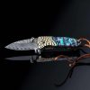 Accessories * | Jbknives Abalone Shell Folding 2 Blade