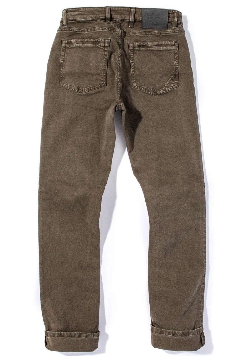 Pants & Denim * | Teleria Zed Ryland Rugged Soft Touch Cotton Jeans In Army