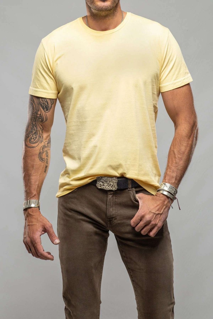 Cotton Tees * | Georg Roth Marco Crew In Yellow