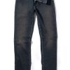 Pants & Denim * | Axels Premium Denim Waylon Over-Dyed Stretch Denim In Anthracite