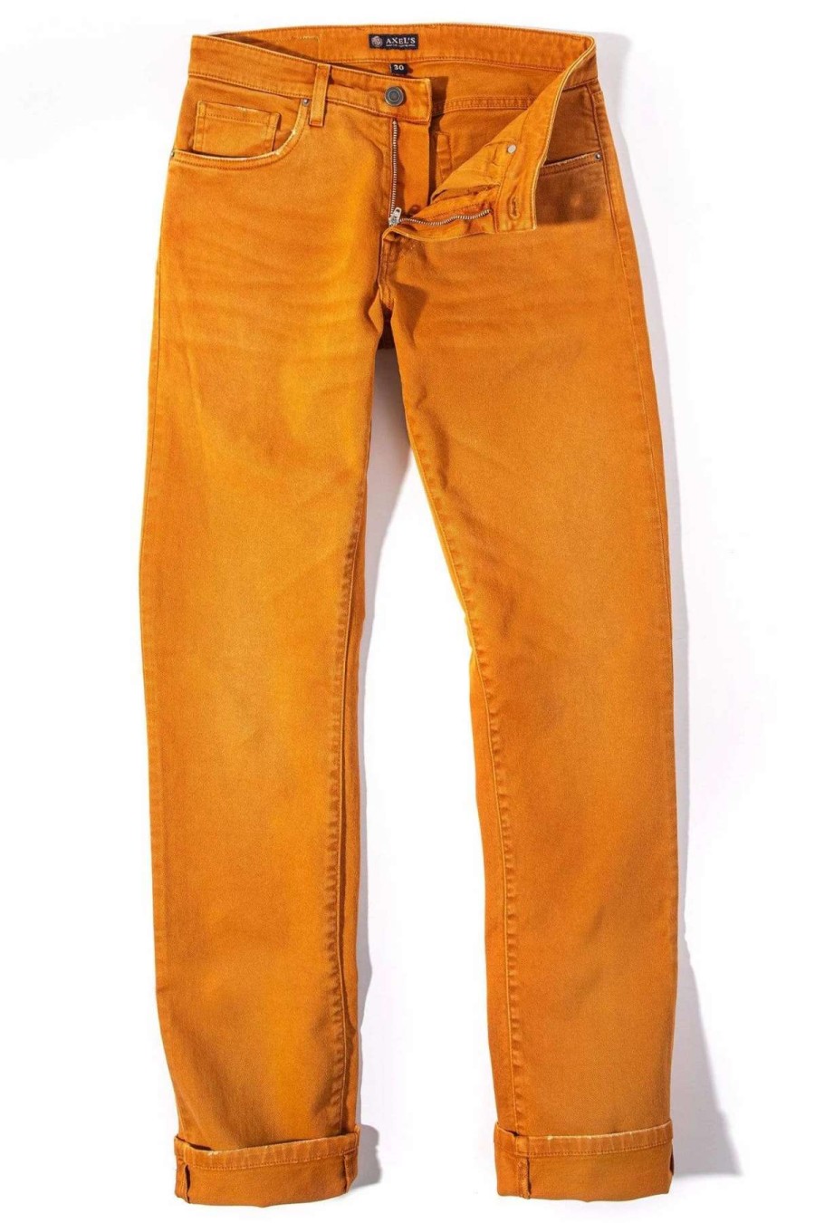 Pants & Denim * | Axels Premium Denim Silverton Colored Denim In Papaya