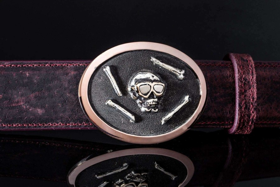 Accessories * | Comstock Heritage Sutro Skull Silver/Gold