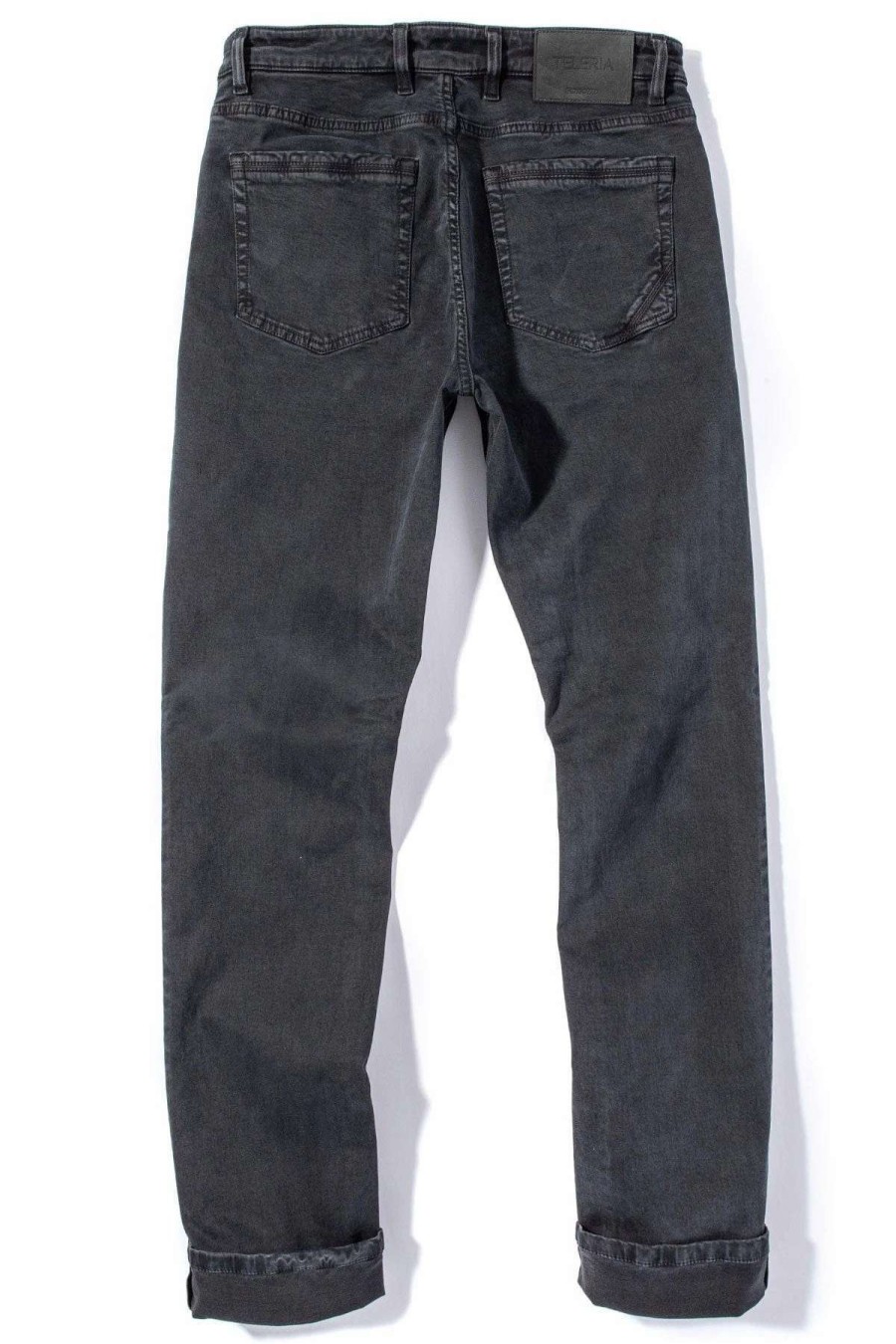 Pants & Denim * | Teleria Zed Ryland Rugged Soft Touch Cotton Jeans In Anthracite