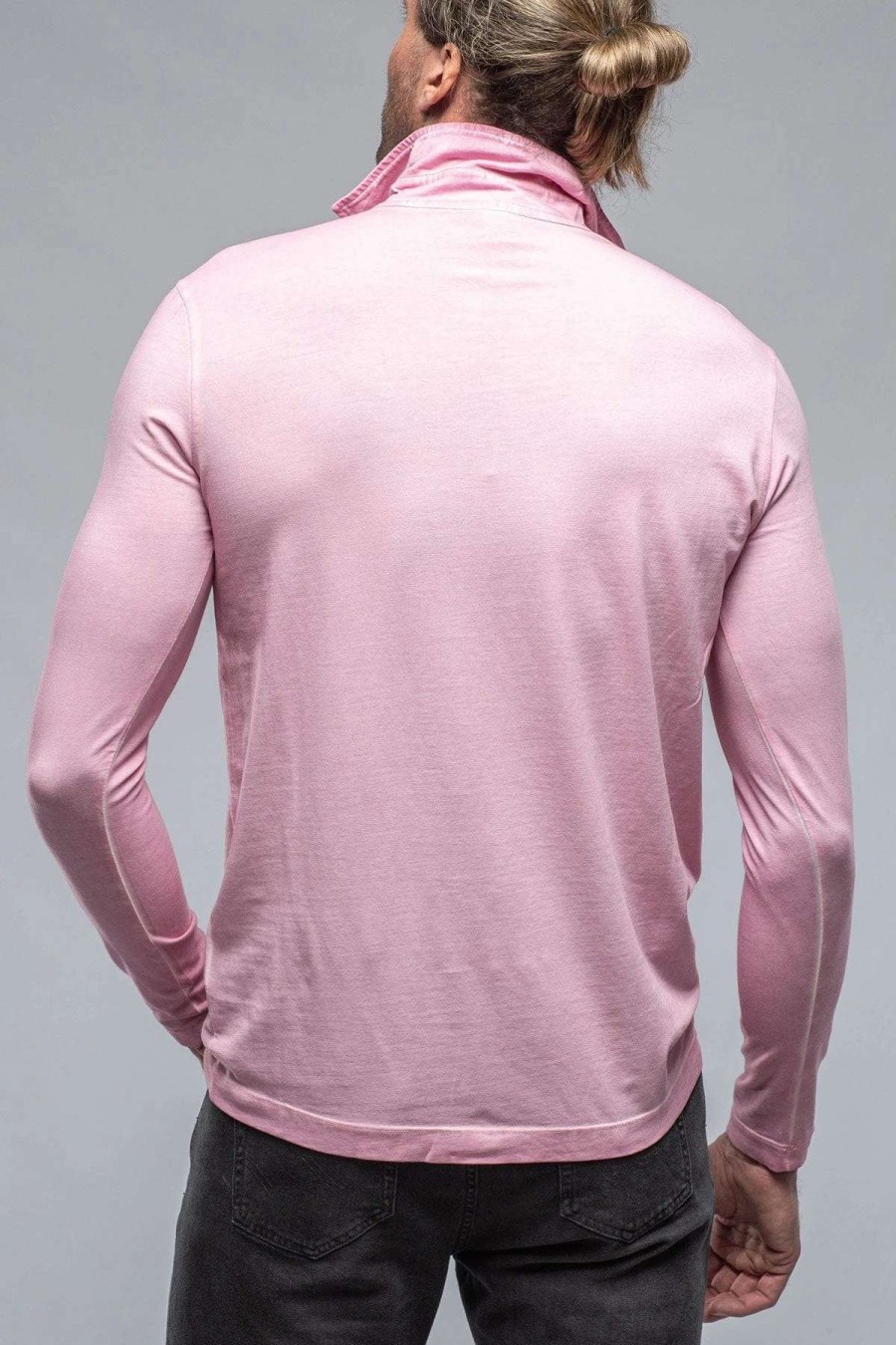 Polo Shirts * | Dune Cafe Paco Ls Polo Shirt In Pink